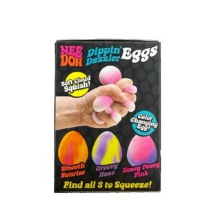 NOSEY POSEY PINK - NeeDoh Dippin' Dazzler Egg BRAND NEW Rare!!